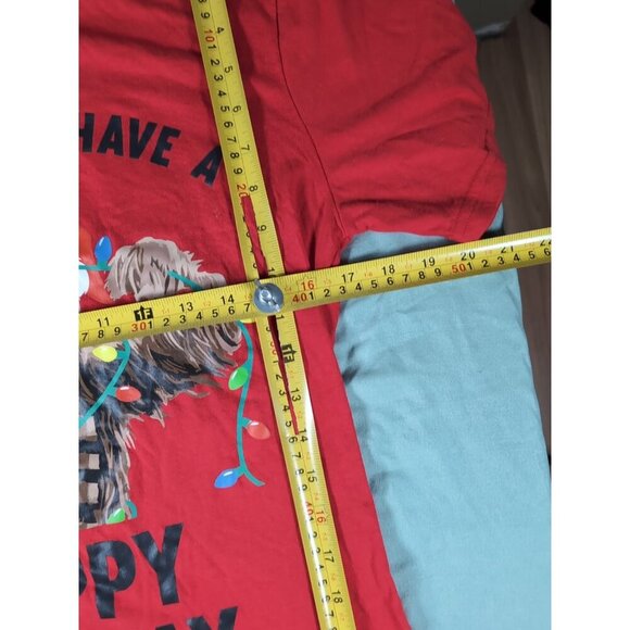 Unisex Star Wars Chewbacca Christmas T-Shirt - Size Small - Mad Engine - Picture 5 of 7